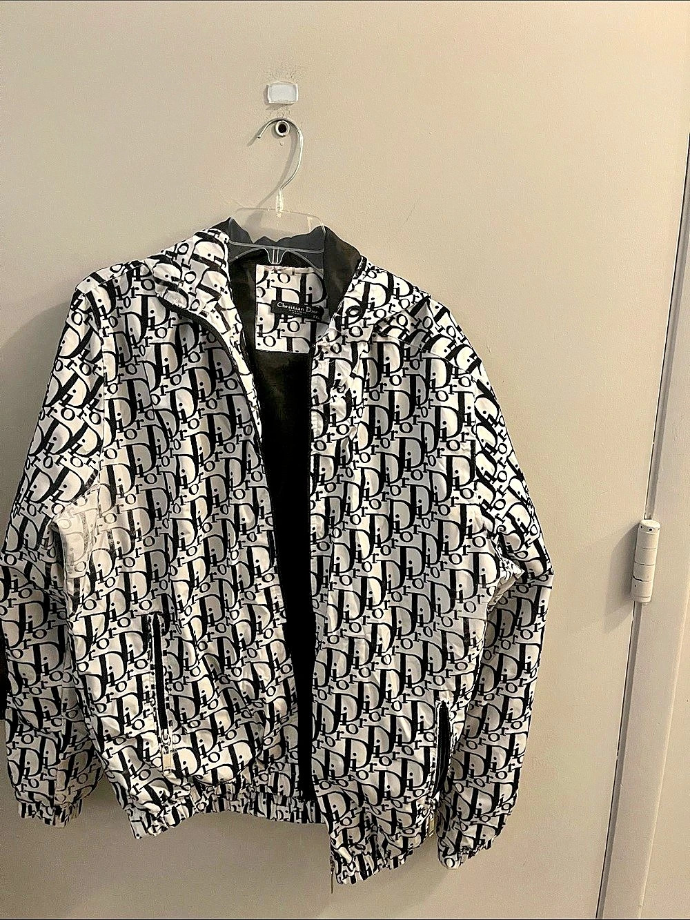 Dior Monogram Jacket in White & Black